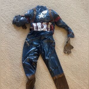 Disney’s Captain America Padded Muscle Costume Halloween 9-10year old